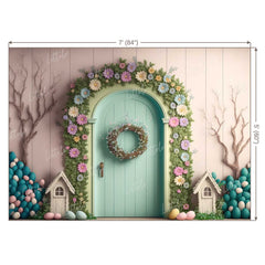 LB0497 Enchanted Doorway Theme Backdrop