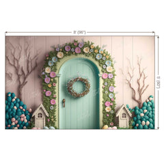 LB0497 Enchanted Doorway Theme Backdrop