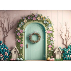 LB0497 Enchanted Doorway Theme Backdrop