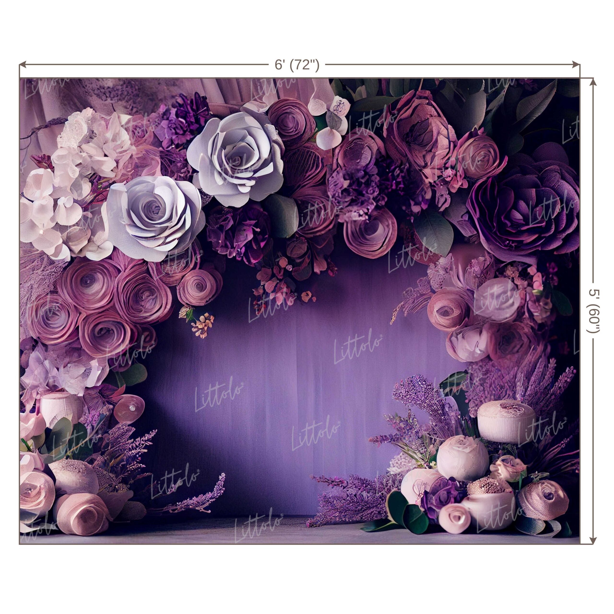 LB0502 Flower Theme Backdrop