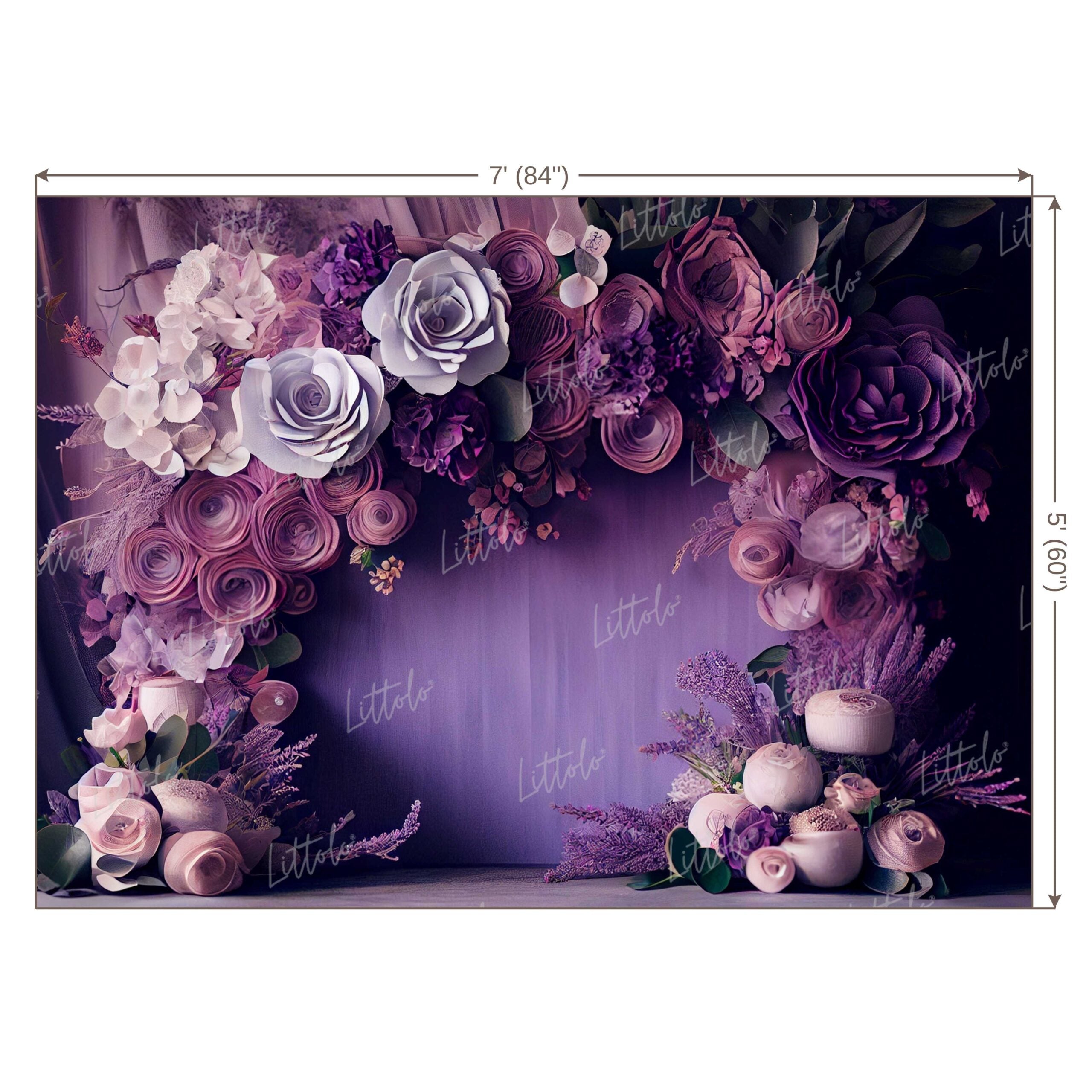 LB0502 Flower Theme Backdrop