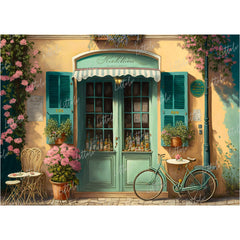 LB0504 Flower Shop Theme Backdrop