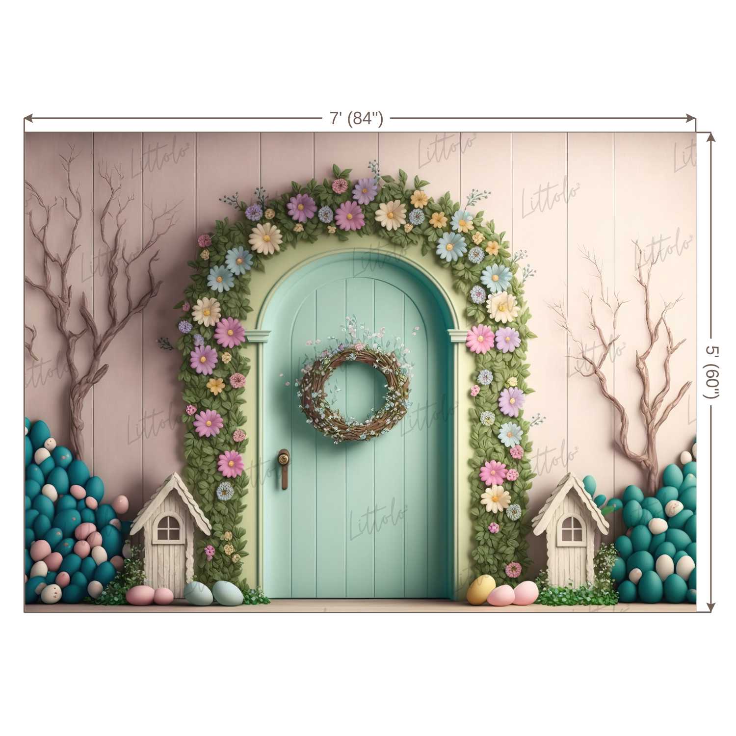 LB0507 Enchanted Doorway Backdrop