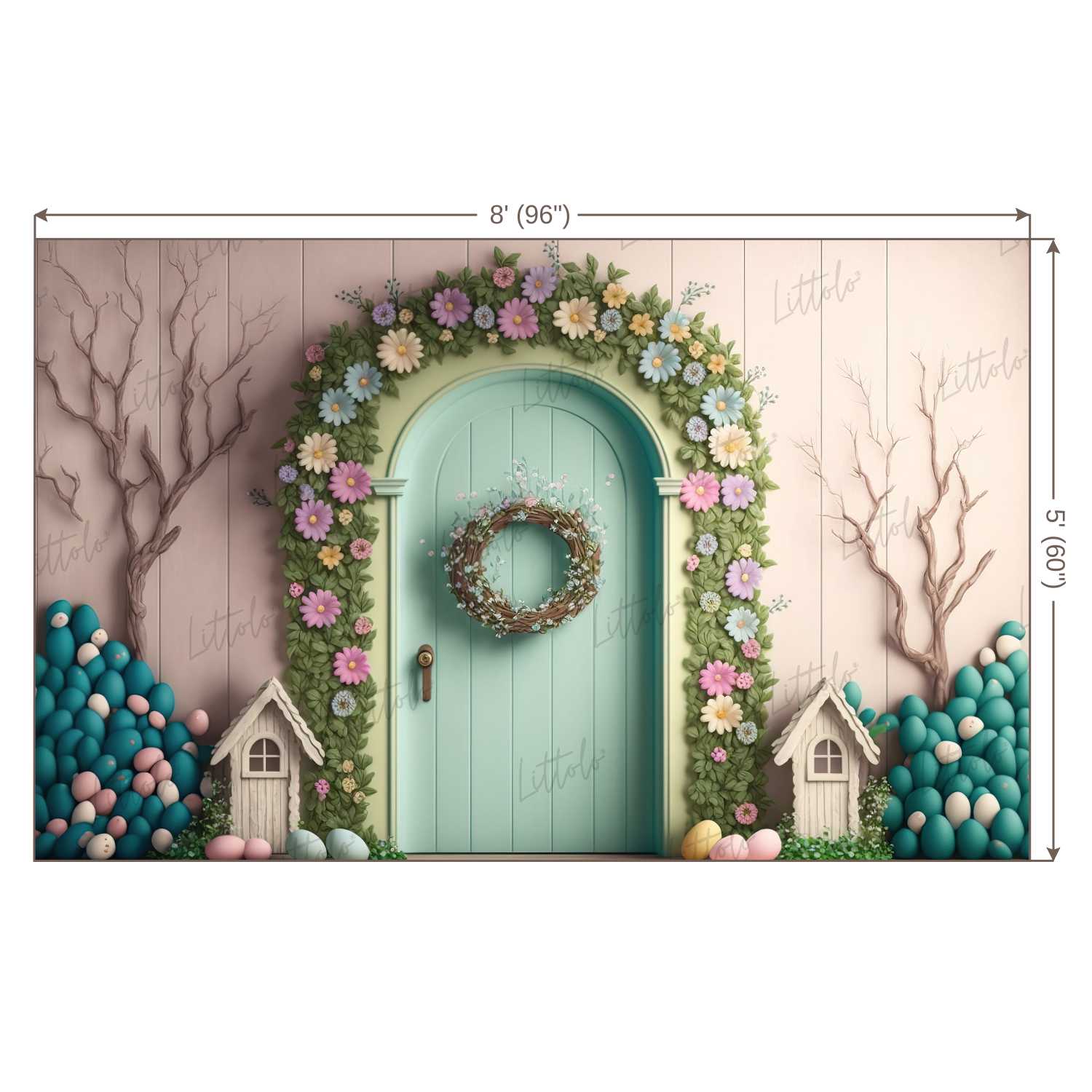 LB0507 Enchanted Doorway Backdrop