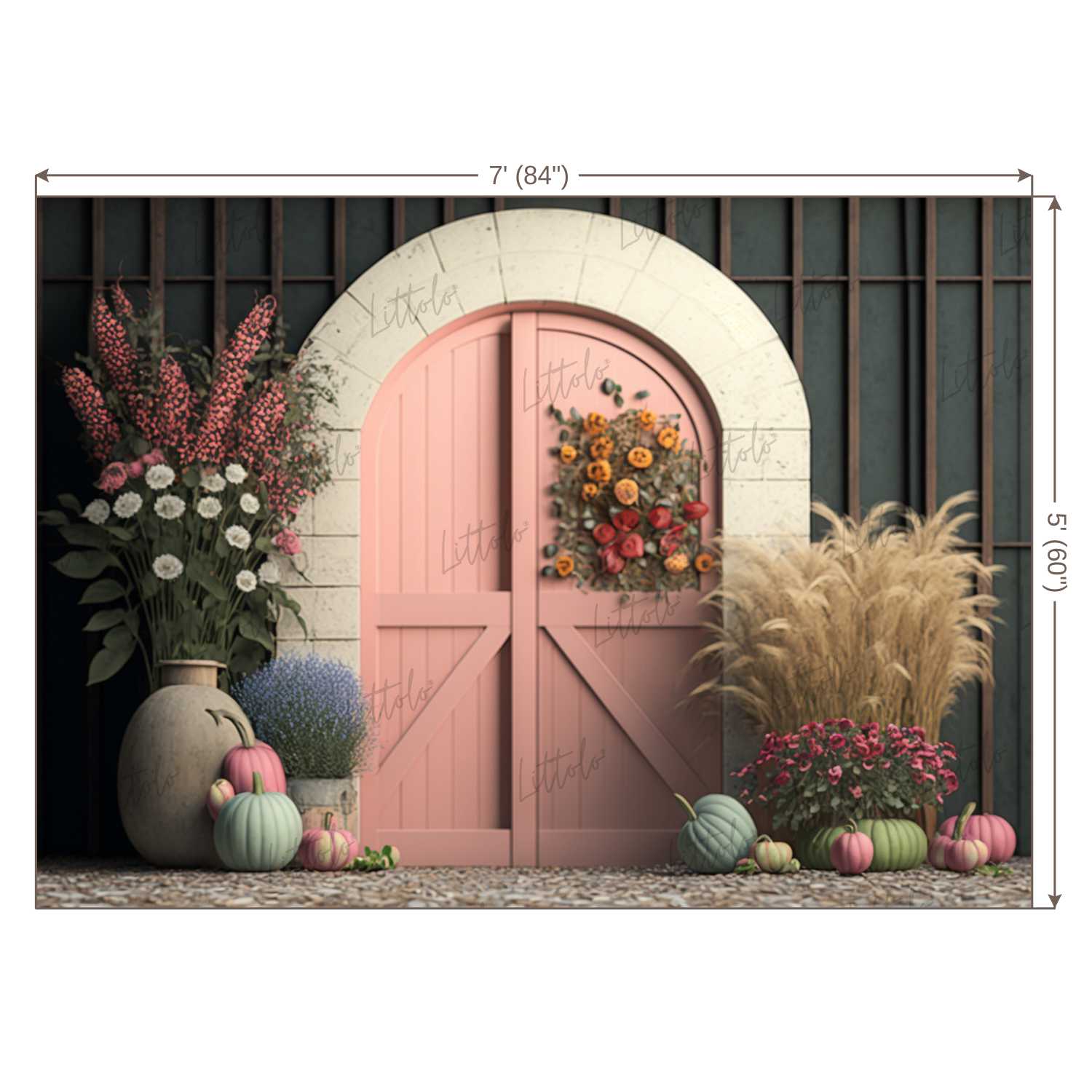 LB0510 Enchanted Doorway Backdrop