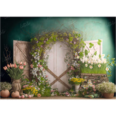 LB0512 Enchanted Doorway Backdrop