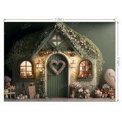 LB0528 Wood House Decor Backdrop