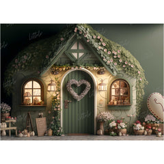 LB0528 Wood House Decor Backdrop