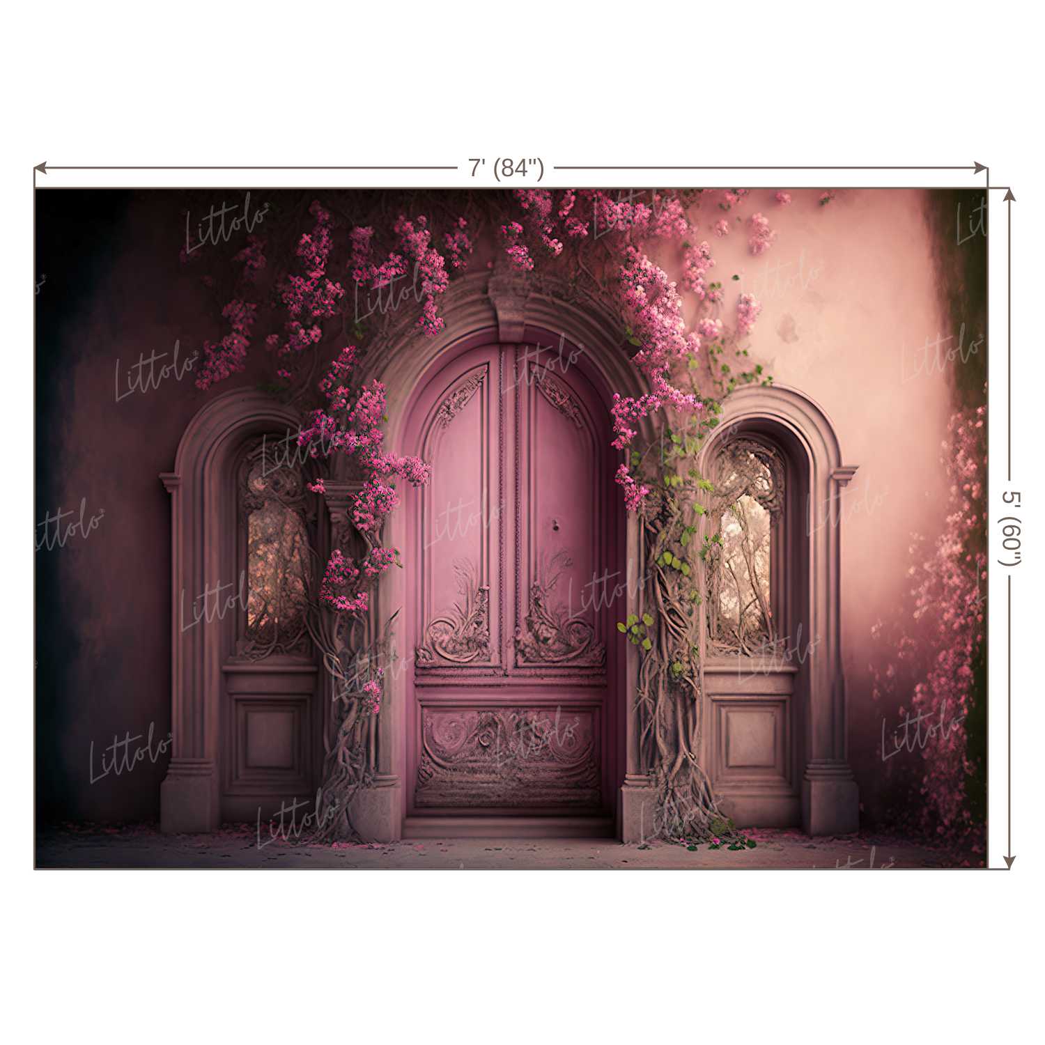 LB0546 Enchanted Doorway Backdrop