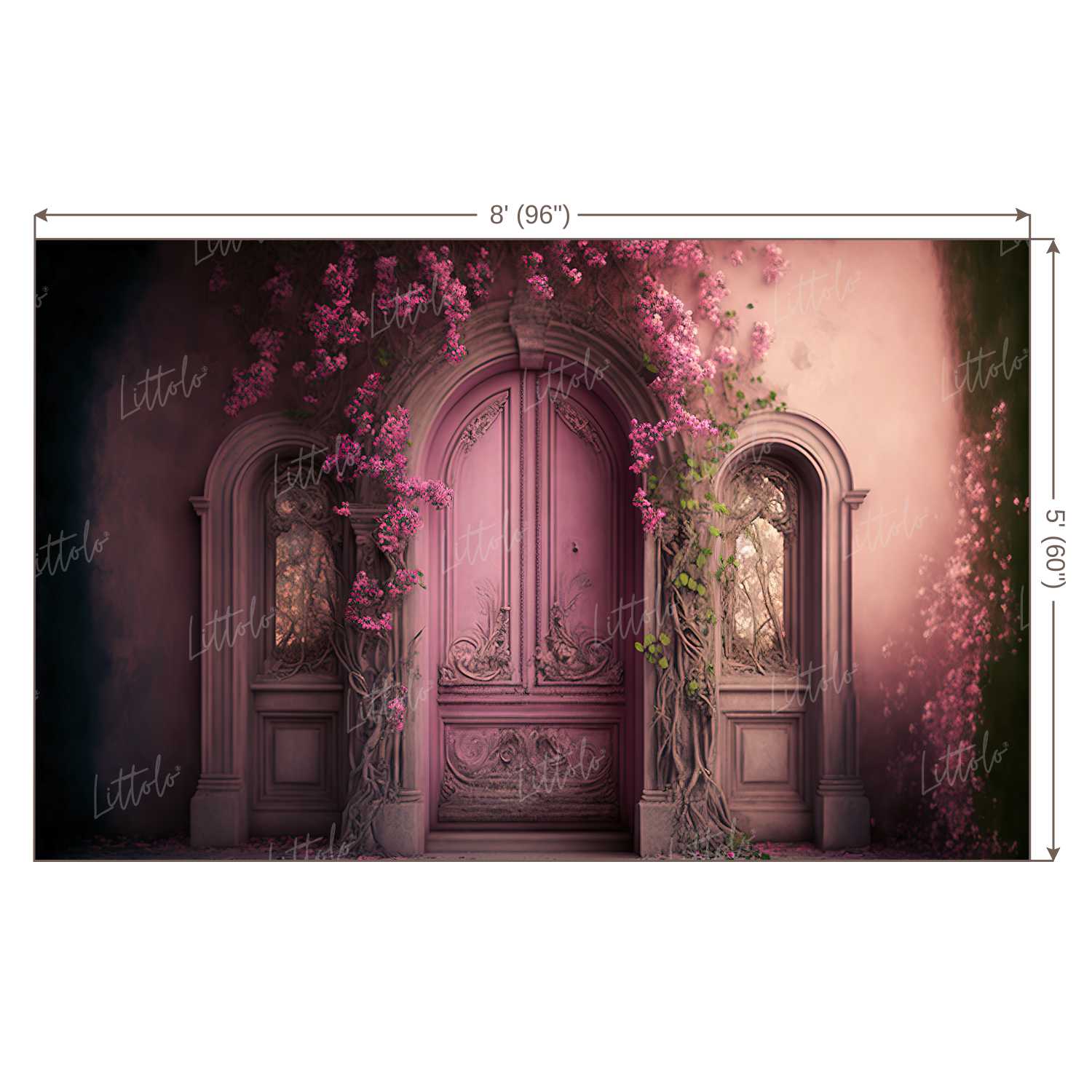 LB0546 Enchanted Doorway Backdrop