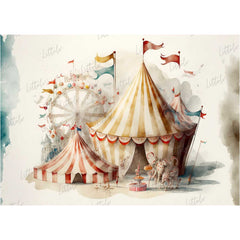 LB0548 Vintage Circus Backdrop