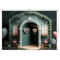 LB0555 Fantasy House Doorway Backdrop