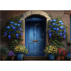 LB0559 Flowers Doorway Backdrop