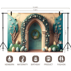 LB0577 Easter Doorway Backdrop