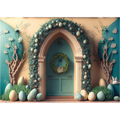 LB0577 Easter Doorway Backdrop