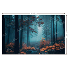 LB0578 Dark Theme Forest Backdrop