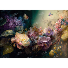 LB0588 Floral Fine Art Backdrop