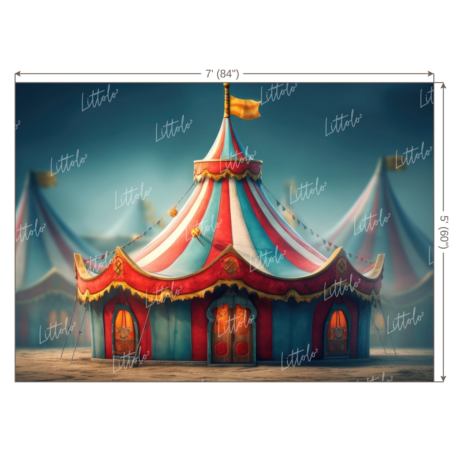 LB0610 Circus Backdrop