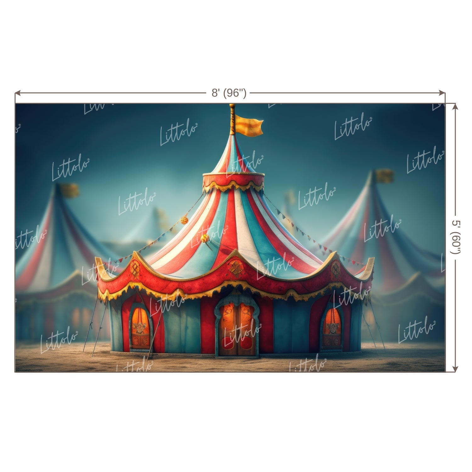 LB0610 Circus Backdrop