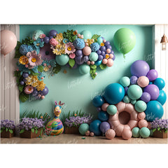 LB0611 Flowers Decor Backdrop