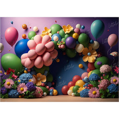 LB0612 Flowers Decor Backdrop