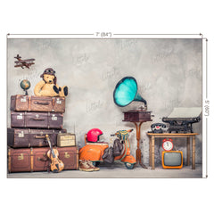 LB0617 Vintage Theme Backdrop