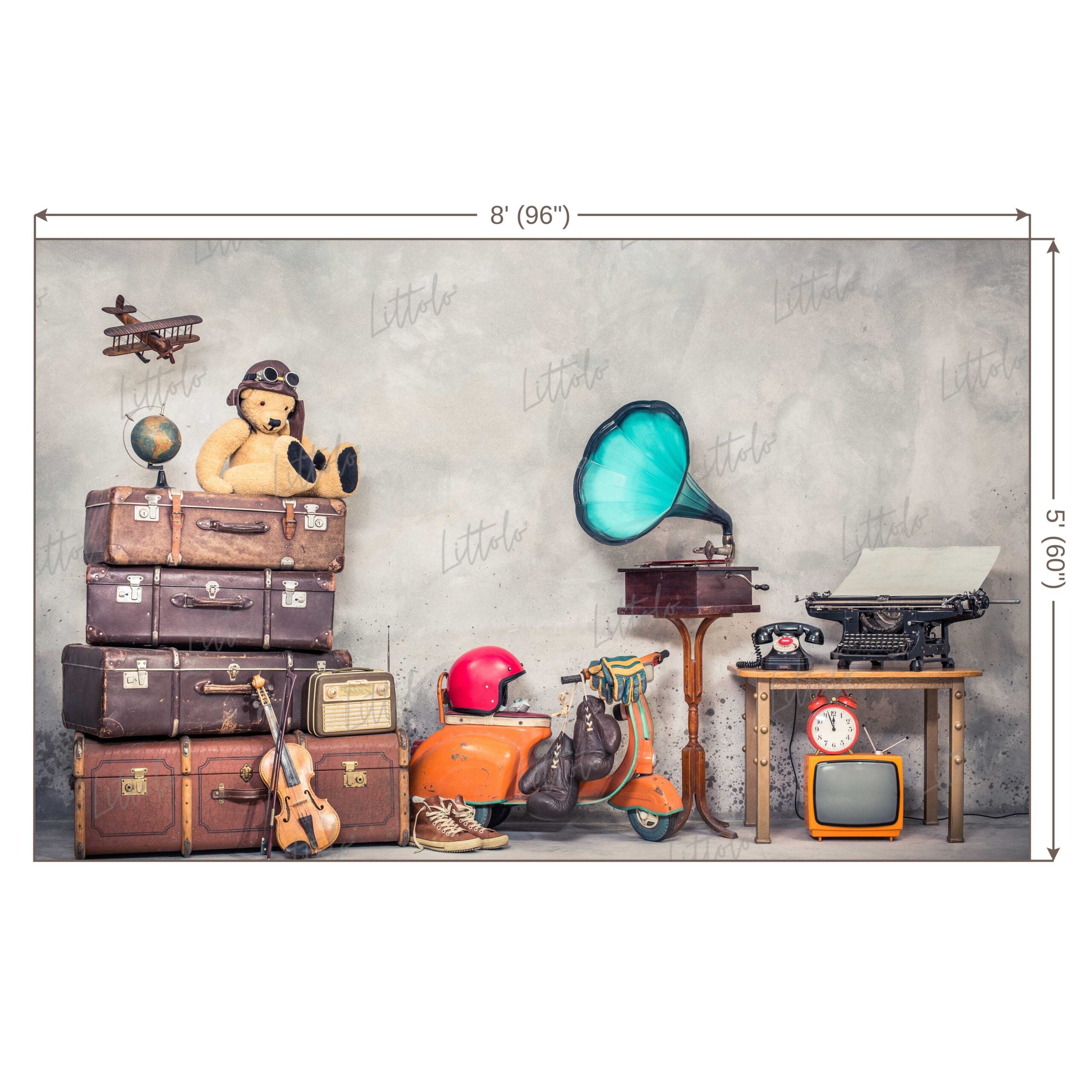 LB0617 Vintage Theme Backdrop