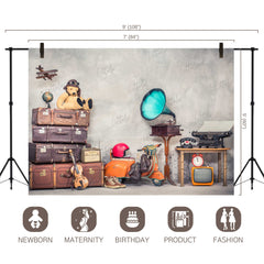 LB0617 Vintage Theme Backdrop