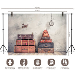 LB0619 Vintage Theme Backdrop