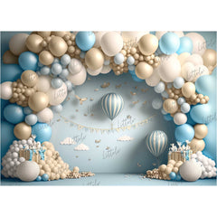 LB0632 Balloons Garland Hot Air Backdrop