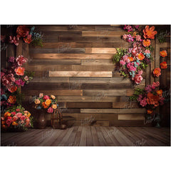 LB0640 Rustic Plank Backdrop