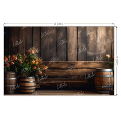 LB0650 Rustic Plank Backdrop