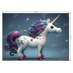 LB0652 Unicorn Backdrop