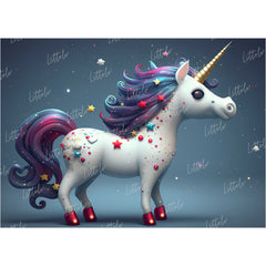 LB0652 Unicorn Backdrop