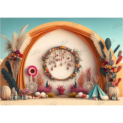 LB0659 Vintage Boho Backdrop