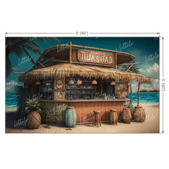 LB0671 Beach Bar Backdrop