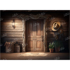 LB0673 Cowboy Farmhouse Backdrop