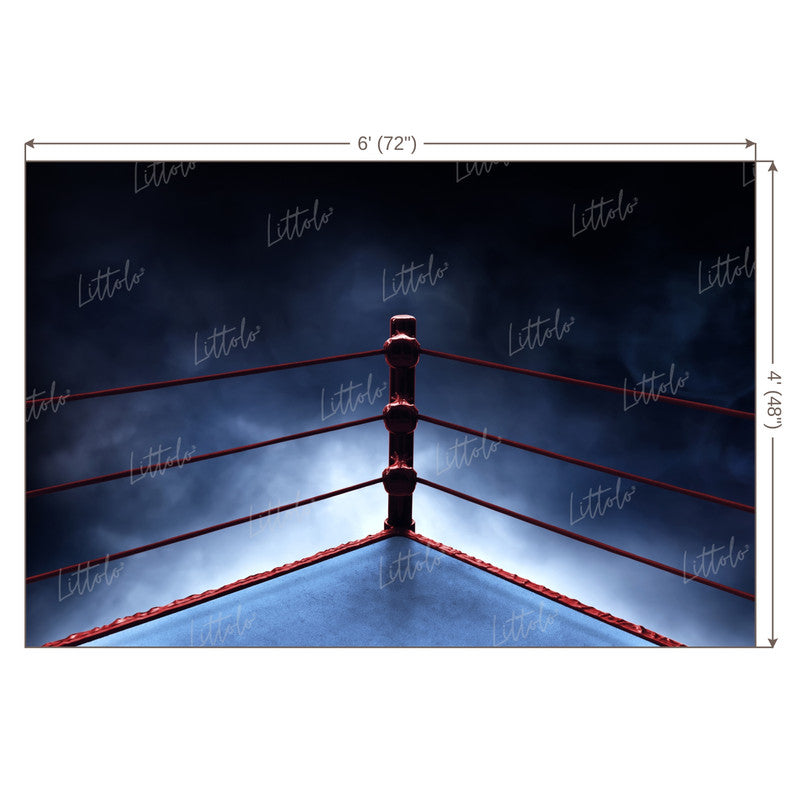 LB0691 Boxer Ring Backdrop