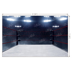 LB0692 Boxer Ring Backdrop