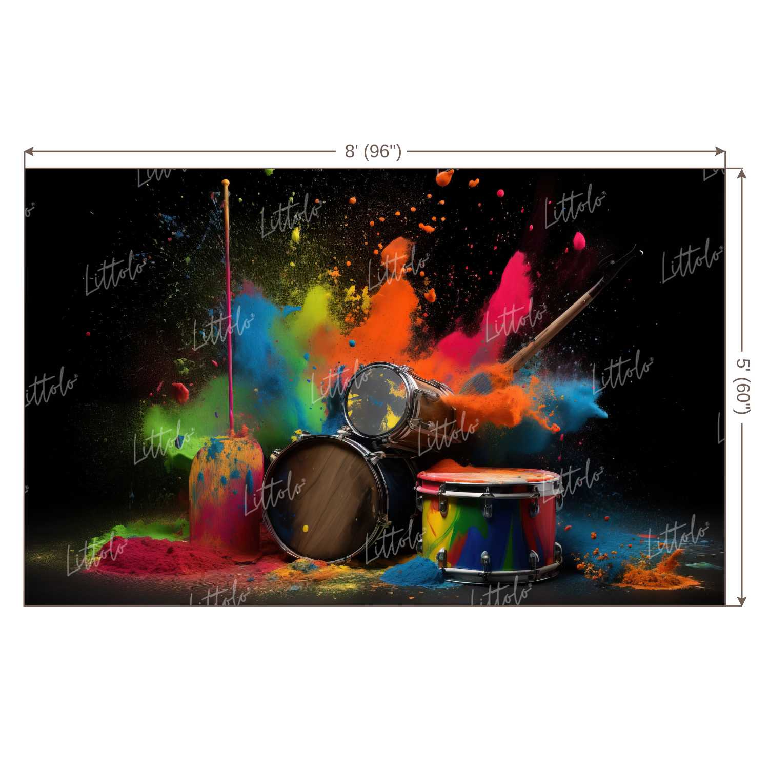 LB0695 Holi Festive Backdrop