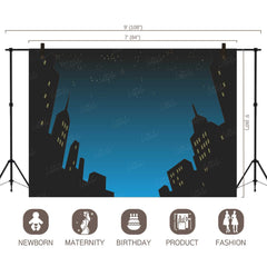 LB0701 Superhero Theme Backdrop