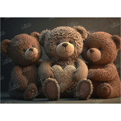 LB0720 Teddybear Backdrop