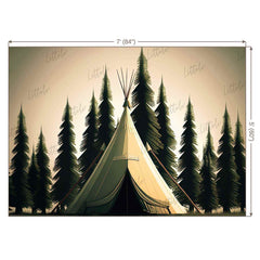 LB0722 Adventure Camping Backdrop