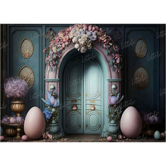 LB0724 Easter Doorway Backdrop