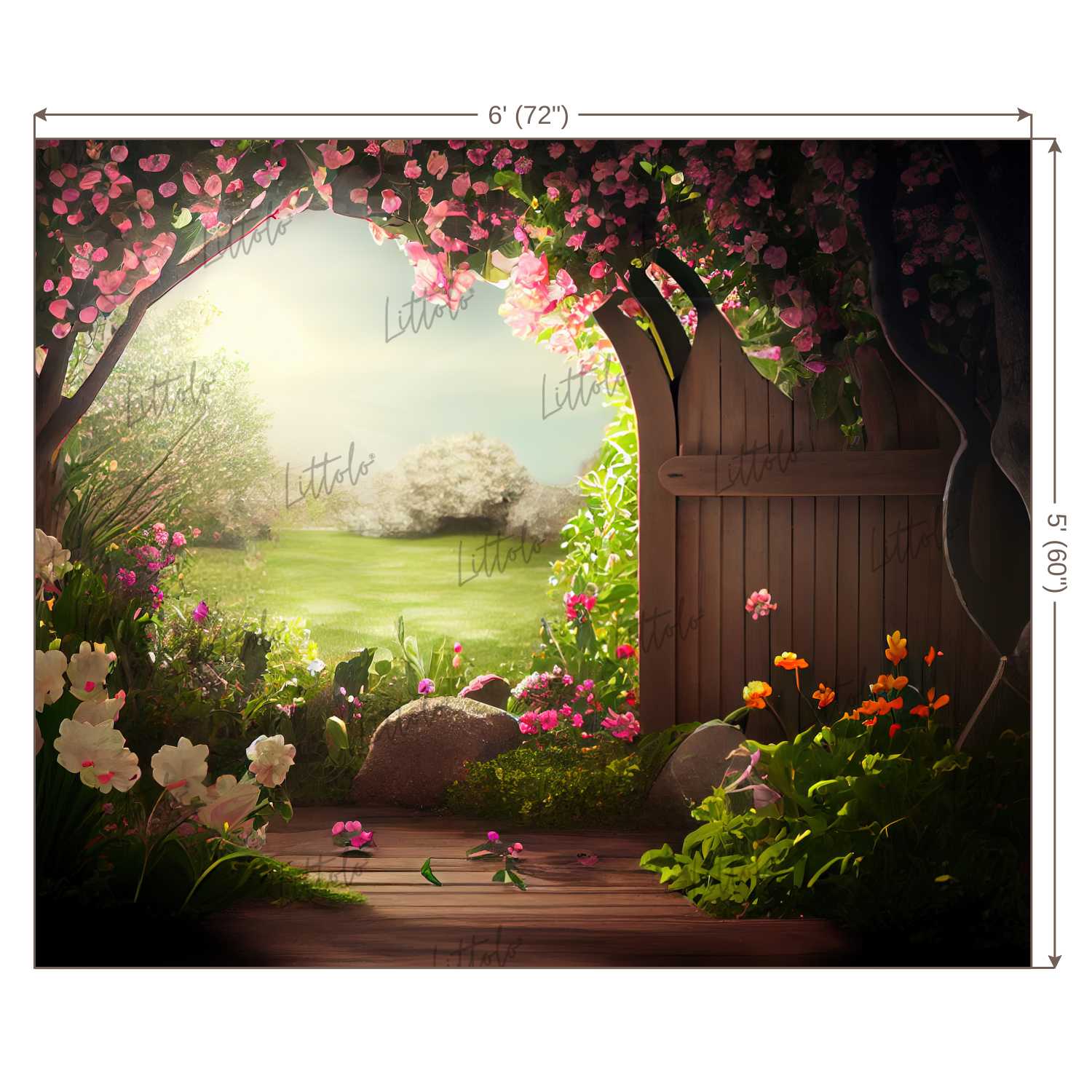 LB0725 Enchanting Doorway Backdrop