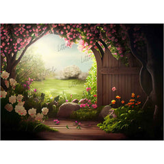 LB0725 Enchanting Doorway Backdrop