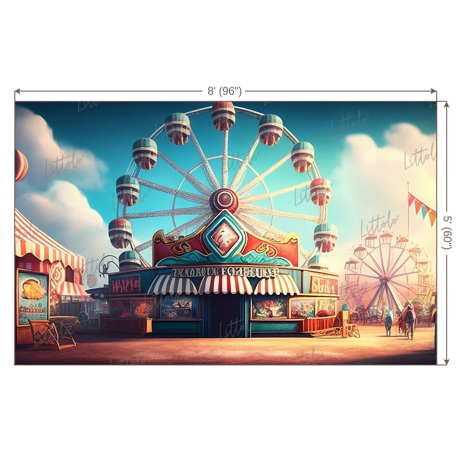 LB0733 Circus Backdrop