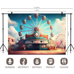 LB0733 Circus Backdrop