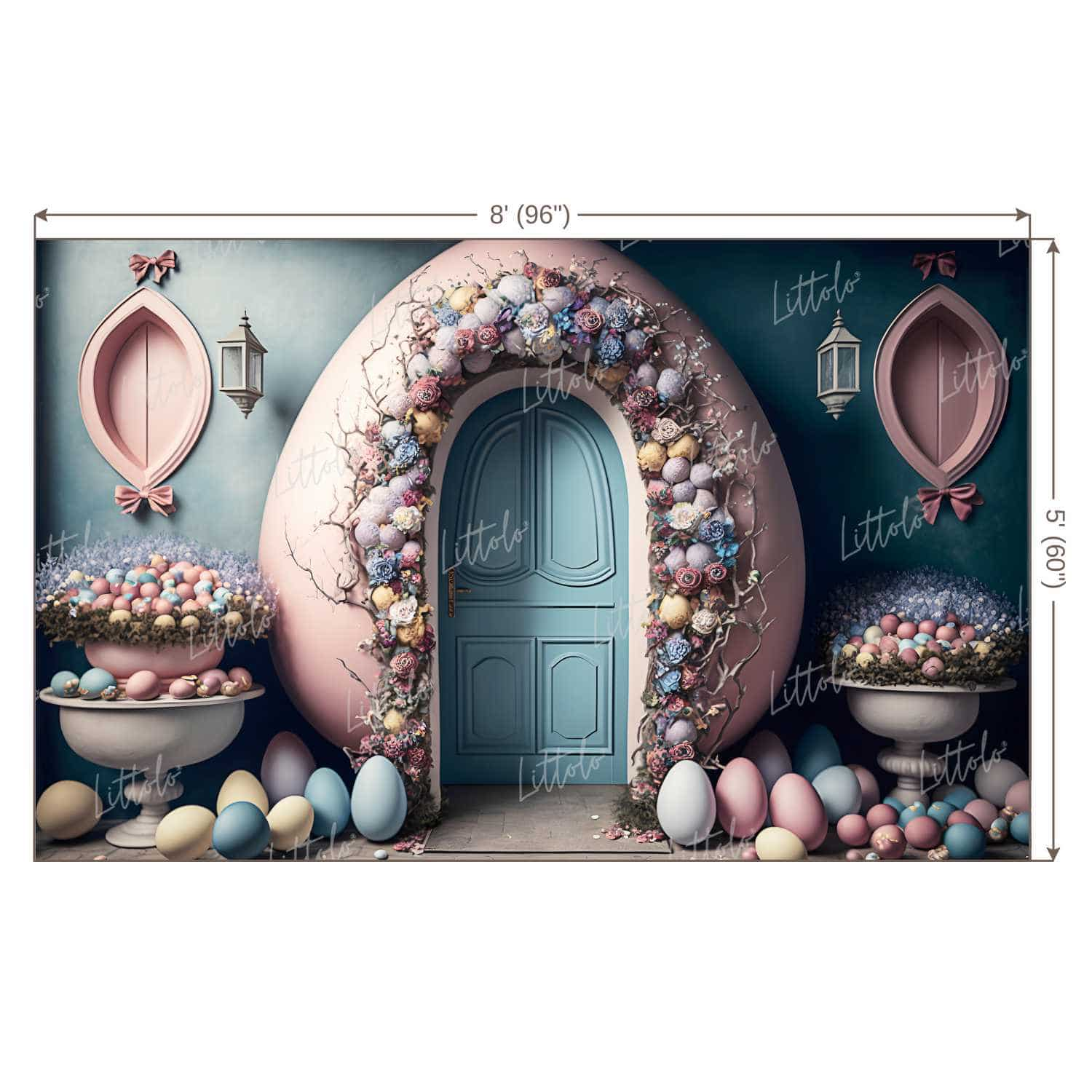 LB0736 Easter Theme Backdrop