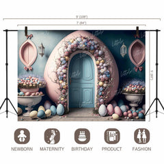 LB0736 Easter Theme Backdrop